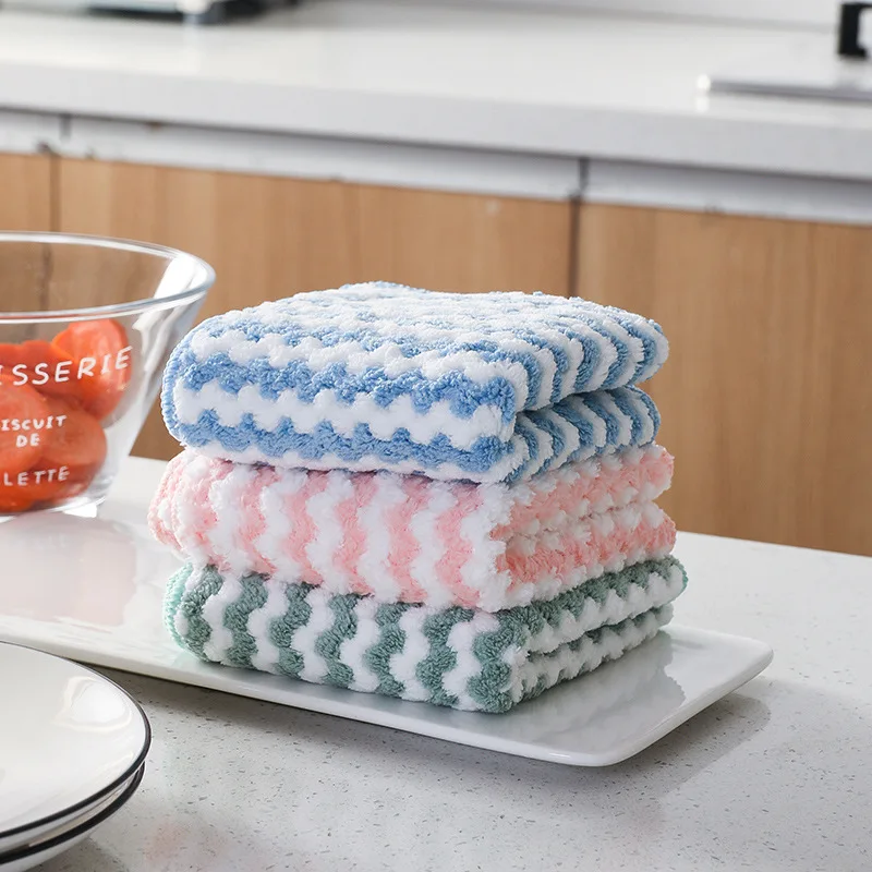 cheap do strong household Coral wool cleaning rags