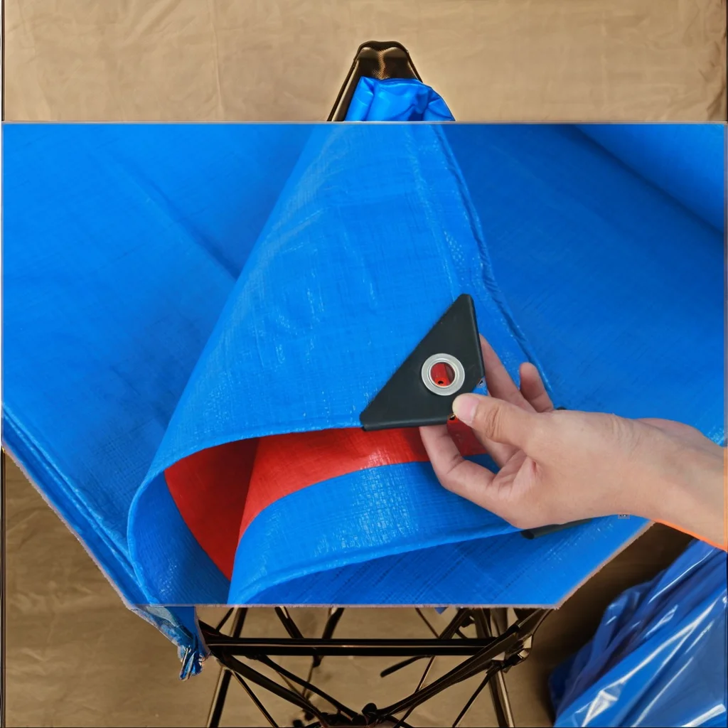 China Linyi Durable Stretch Lorry Tarp Canvas PE Tarpaulin Water and UV Resistant Fabric for Covering Tent