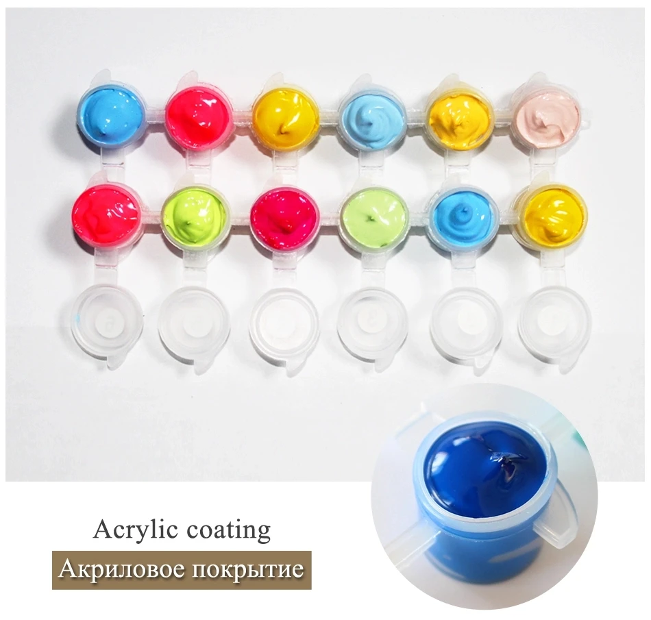 Romantic European architecture Notre Dame DE Paris 40x50cm diy oil building paints painting by numbers