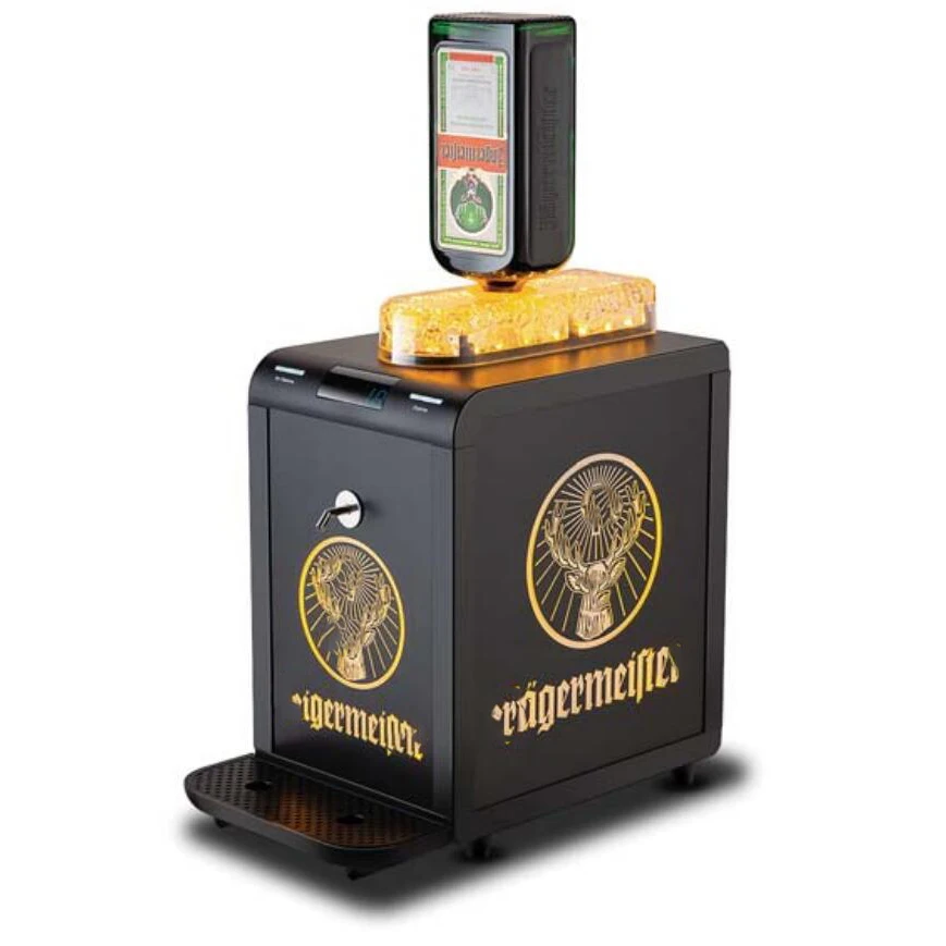 Electronic Semi-Conductor Paint Laser Engraving Liquor Cold Shot Chiller Dispenser Machine With Manual Water Tap