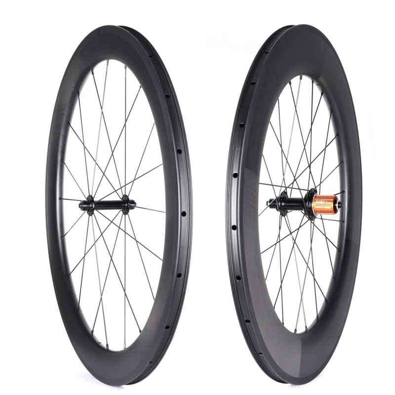 50mm 88mm depth 25mm width UD finishing tubeless 700C wheel rims  road bike wheel V brake carbon fiber bicycle wheels