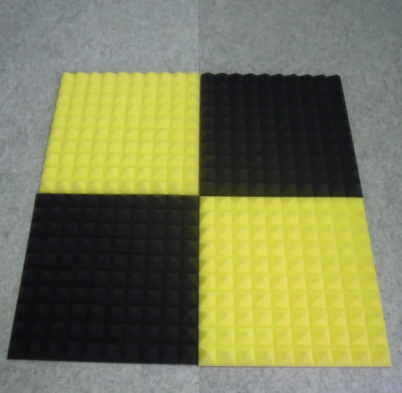 Акустическая пена Звукопоглощающая Пирамида студийная обработка стеновые панели 50*50*5 см огнеупорный пенный материал