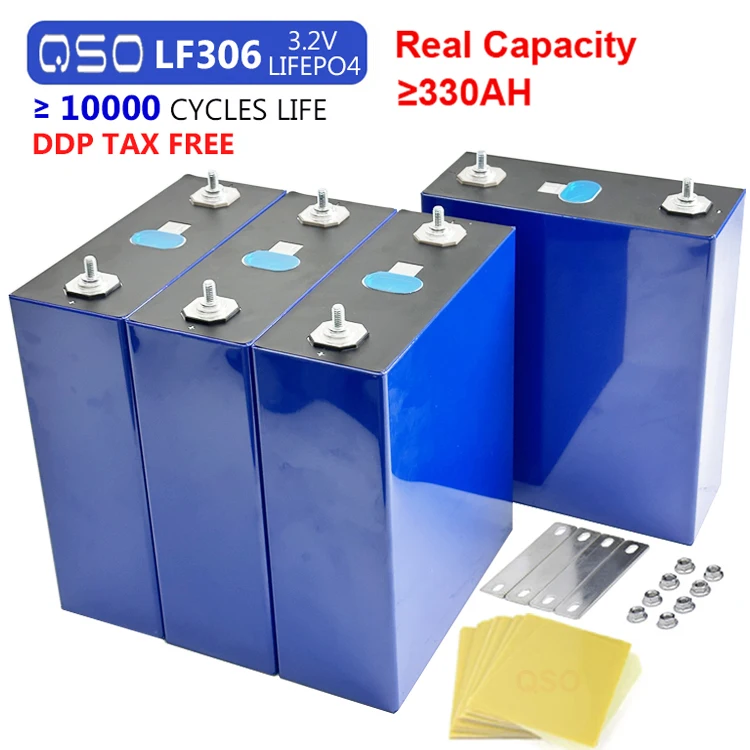 Qishou 10000 Life Cycle Lifepo4 306Ah Mb30 Brand New 306A LF 306 Ah Mb 30 3.2V 306Ah Lifepo4 Lithium Ion Batteries Cells