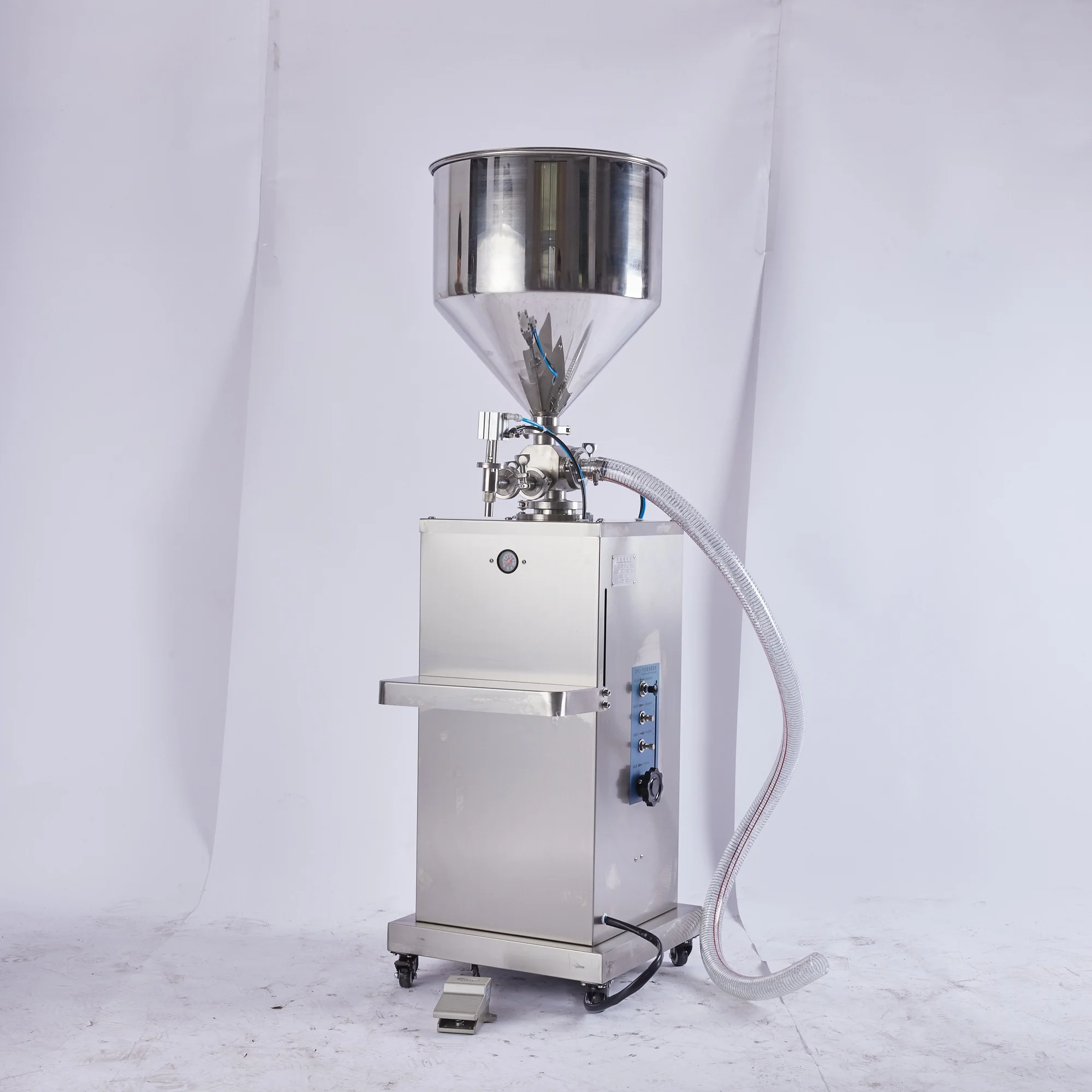semi automatic pneumatic Vertical filling machine for liquid paste