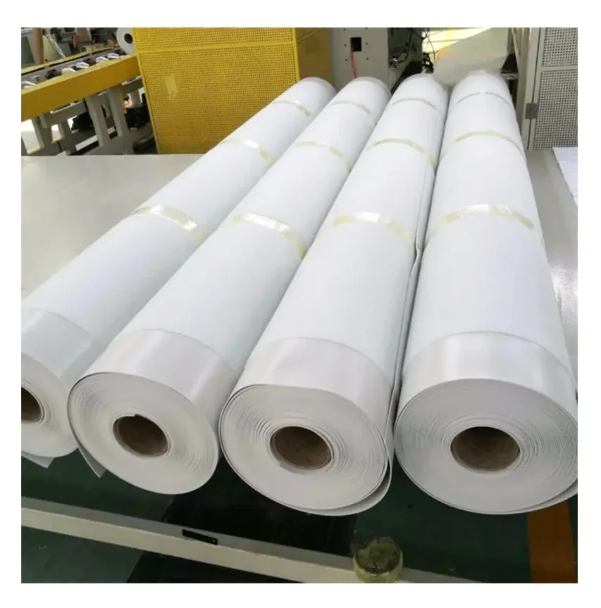 FM certificate China best quality good price Tpo flat roofing waterproof membrane with power sellers