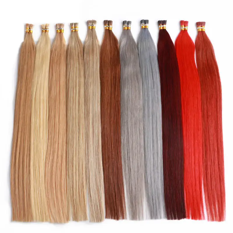 Harmony 20' 22' Remy Italy Keratin Itip Hair Extension 1g Stick Mini I Tip Cuticle Aligned Virgin Remy Hair