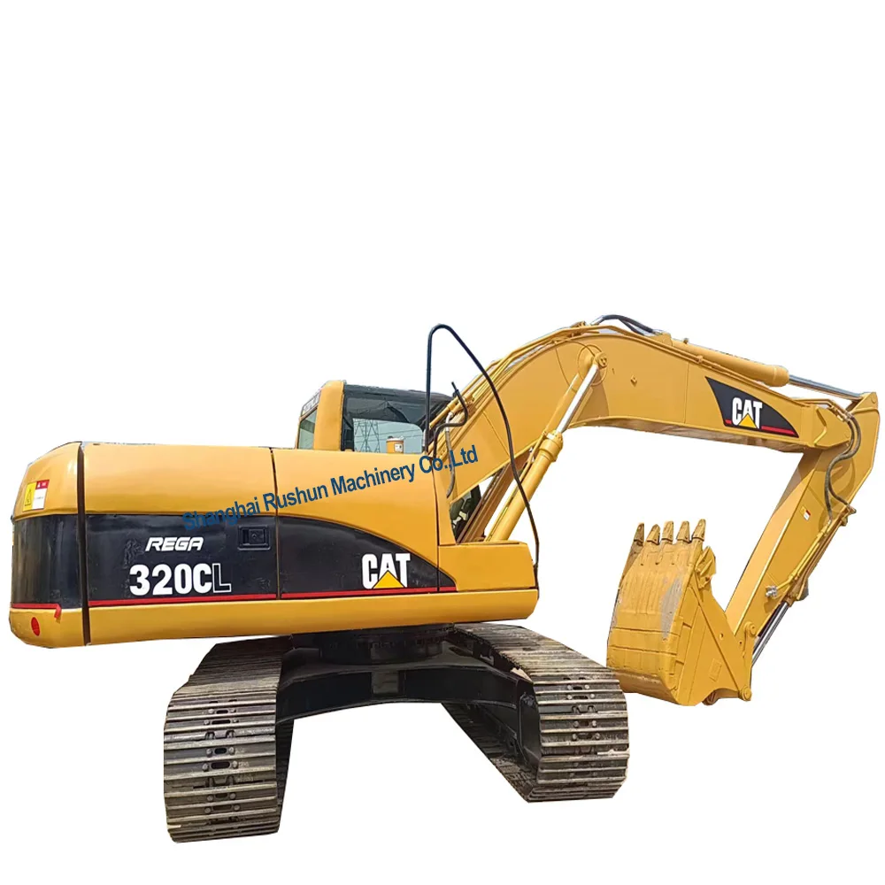 2020 Original Cheap Digger Second-hand Machinery Factory Multi Function CAT 320CL 320 20ton Used Excavators In Shanghai China