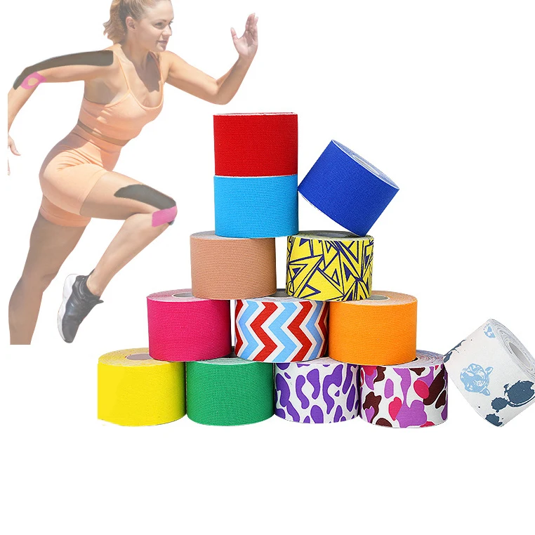 FDFIT Wholesale Multicolor Muscle Sports Tape Waterproof Kinesiology Tape Muscle Sports Tape