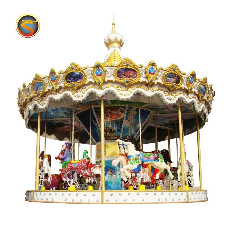 Swing Park Horse Ride Manufacturer Kiddie Merry Go Round Ocean