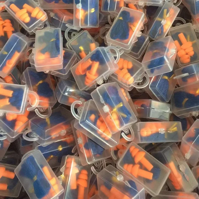 Hearing Protection Ear plugs Color Soft Silicone Ear Plugs for Sleeping Swimming Noise Cancelling Waterproof Reusable Ear Plugs