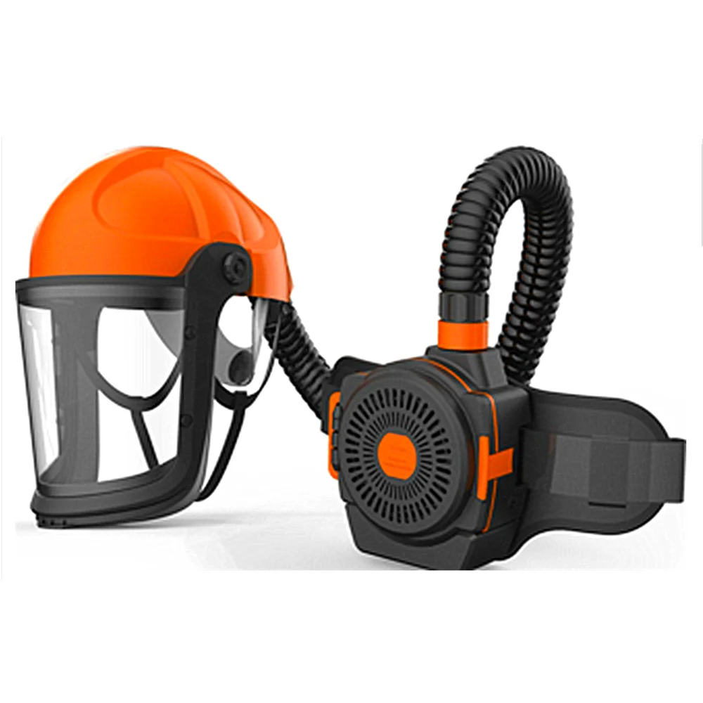 Custom 8 hours working time spraying situation cleaning electronic welding helmet with purifier