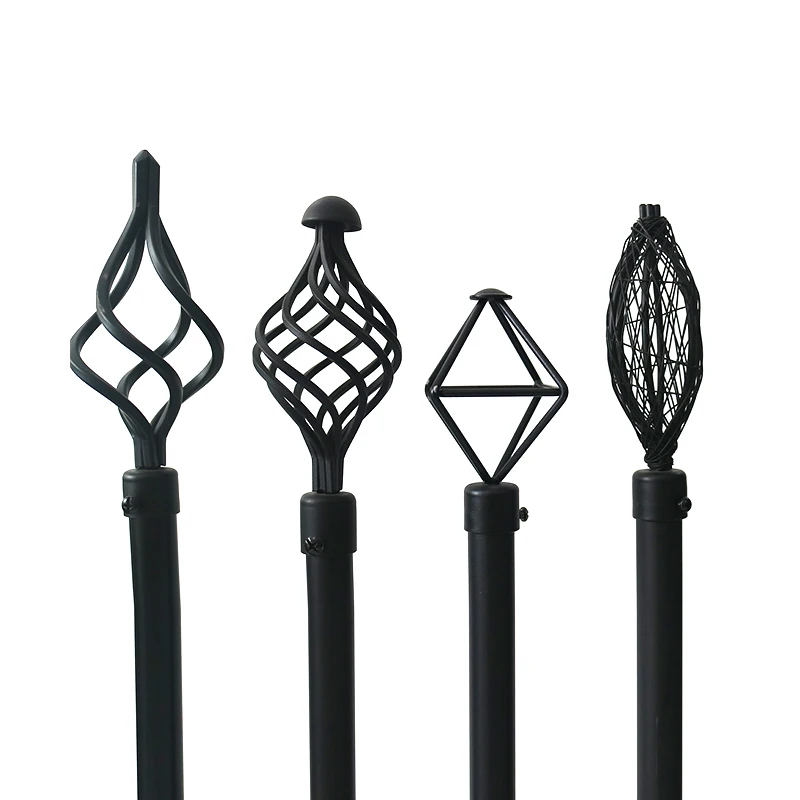 Лидер продаж, Лучшая цена, железные сверхпрочные настенные кронштейны для занавесок, роскошный железный стержень для занавесок