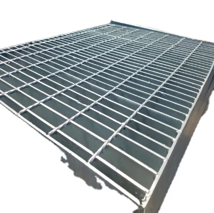 galvanized open steel floor grating
