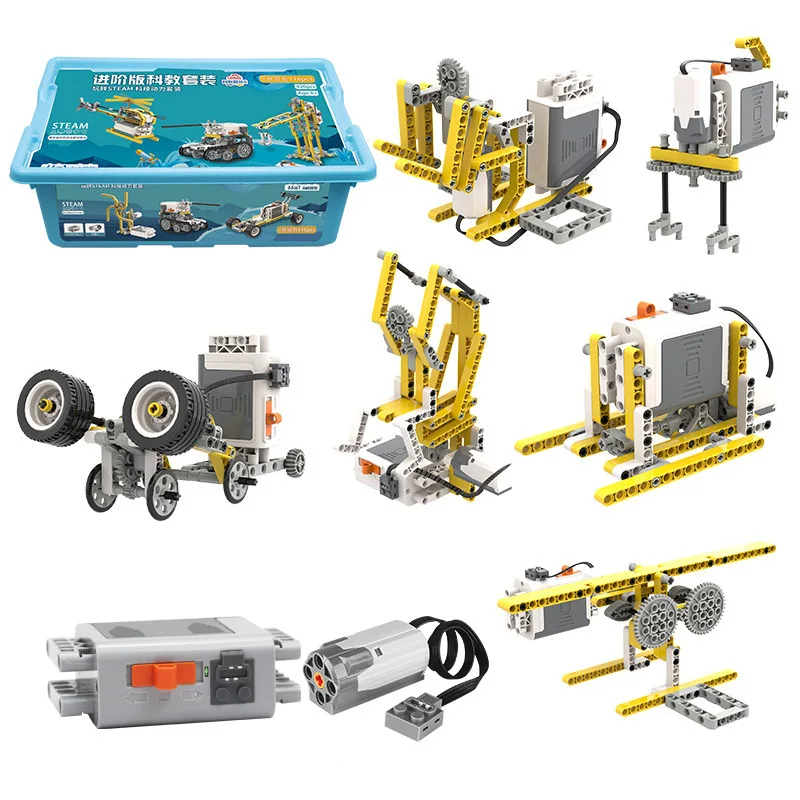 STEM DIY APP Control Programming Roboti Building Block 66 IN 1 Science Educational toy Bricks set for Kids
