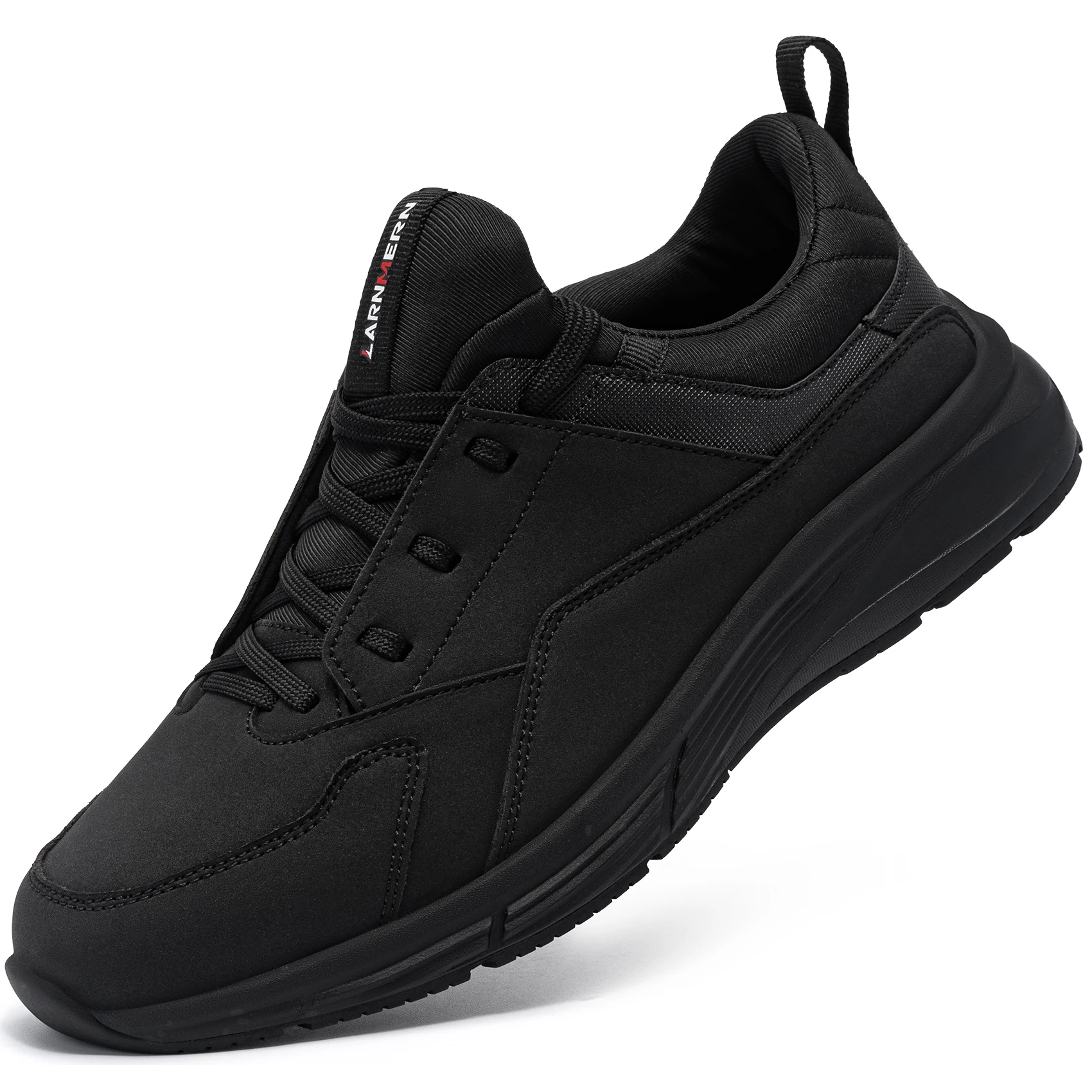 LARNMERN Non Slip Shoes for Men Food Service Slip On Resistant Sneakers Chef Shoes for Kitchen and Restaurant