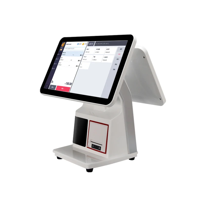 Hot 15.6 inch POS cashier all-in-one machine is suitable for supermarket convenience stores