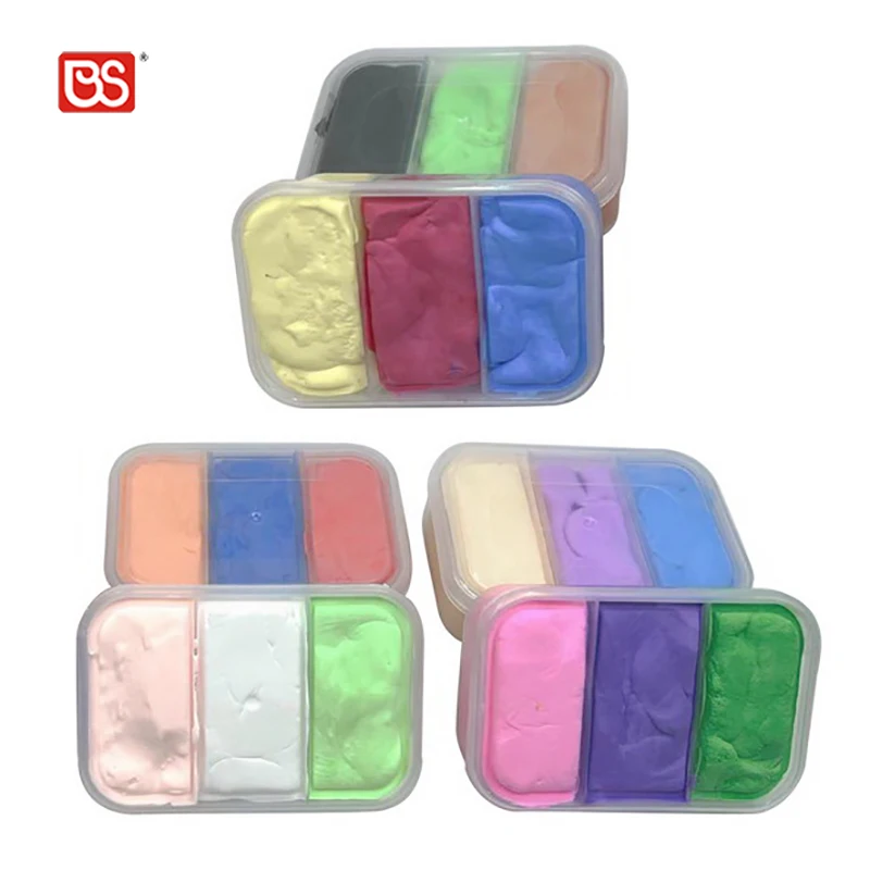 BS DIY Сверхлегкий полимерный волшебный Пластилин ручной работы заклинание цвета грязь воздушная пена полимерная глина печь испечь с 30