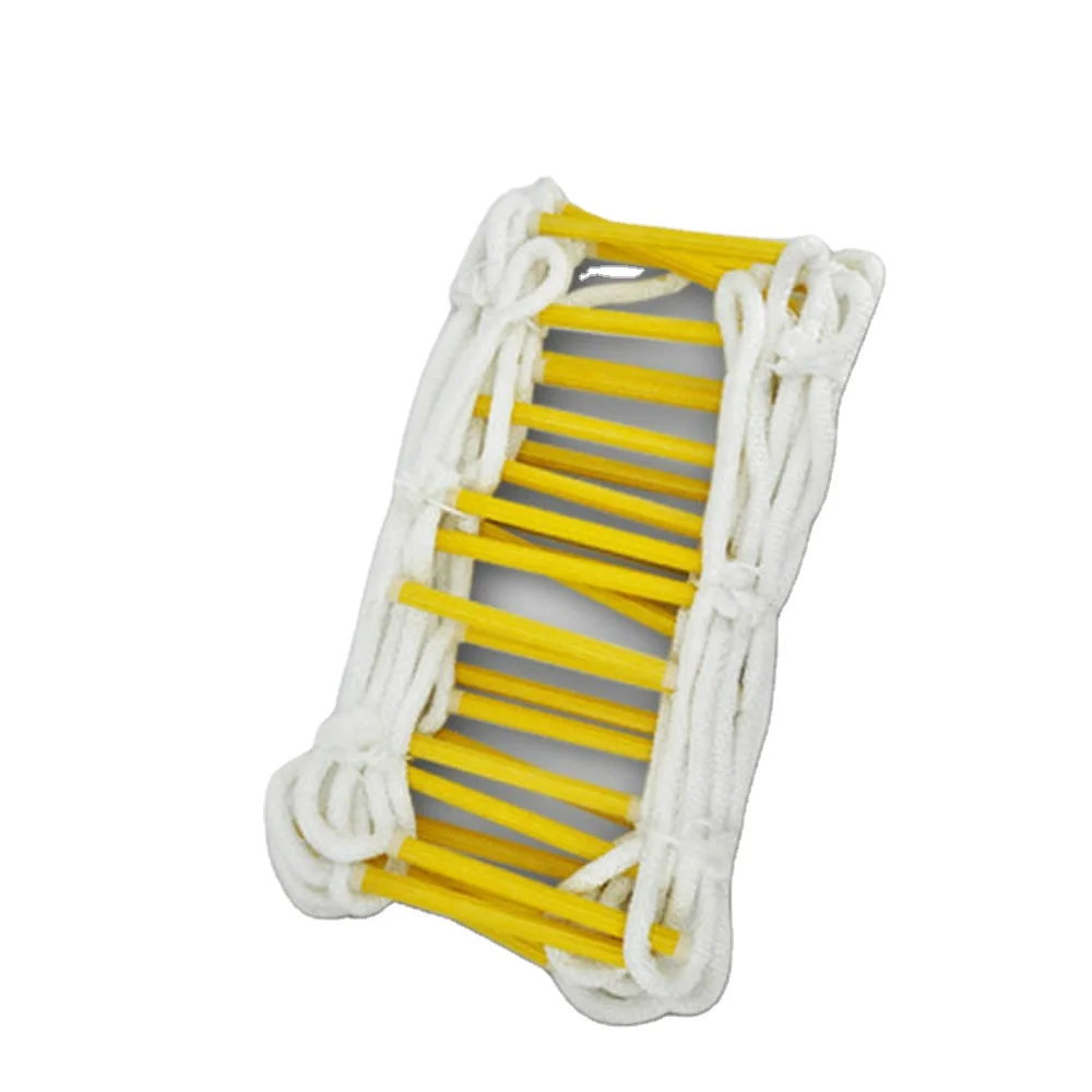 Emergency nylon Folding Fire Escape Safety Rope Ladder