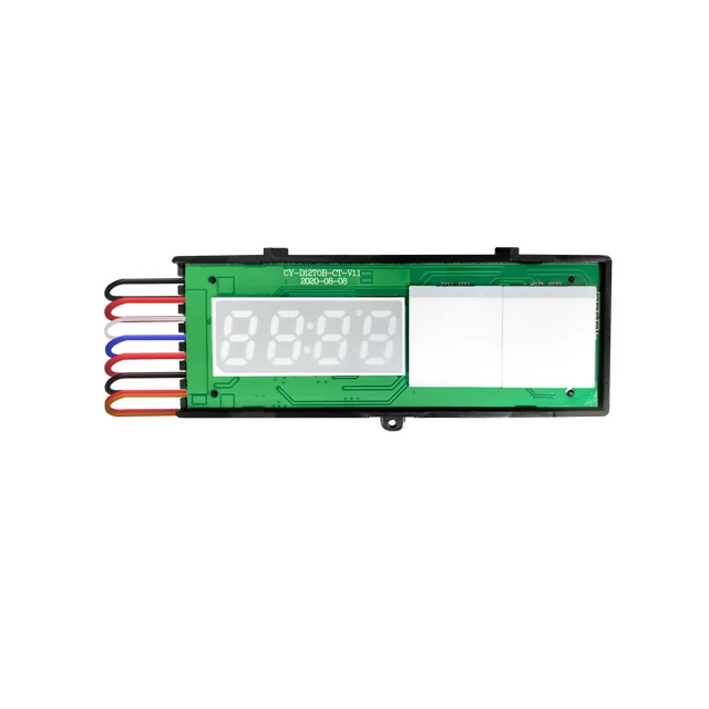 Hot Selling Double Button Clock Temperature Display Control Led Strip Touch Sensor Switch For Smart Bathroom Mirror