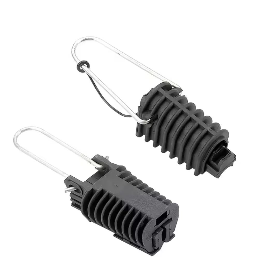 RF superb factory Electric Overhead Line Plastic Suspension ABC Hanging Cable Wedge Insulated Tension Anchor Dead End Clamp