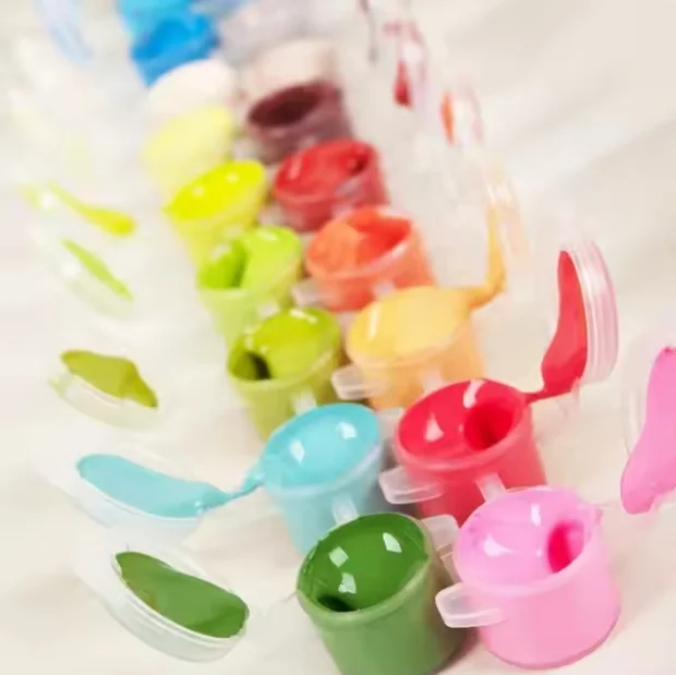 DIY Acrylic Paint Adult Figures on Canvas, Press Numbers Painting Adult Acrylic Kit, Adult Canvas Digital Oil Painting