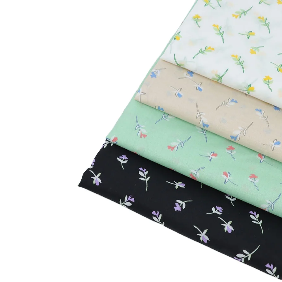 100% Polyester printed fabrics for clothing  silk printing boho woven fabric textile piece goods colour changing fabric19