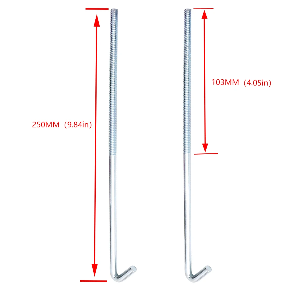 AUSO 220mm / 190mm Aluminum Universal Battery Auto Battery Tie Down Mount Holder Bracket Brace Bar for Honda Civic EK EG BA002