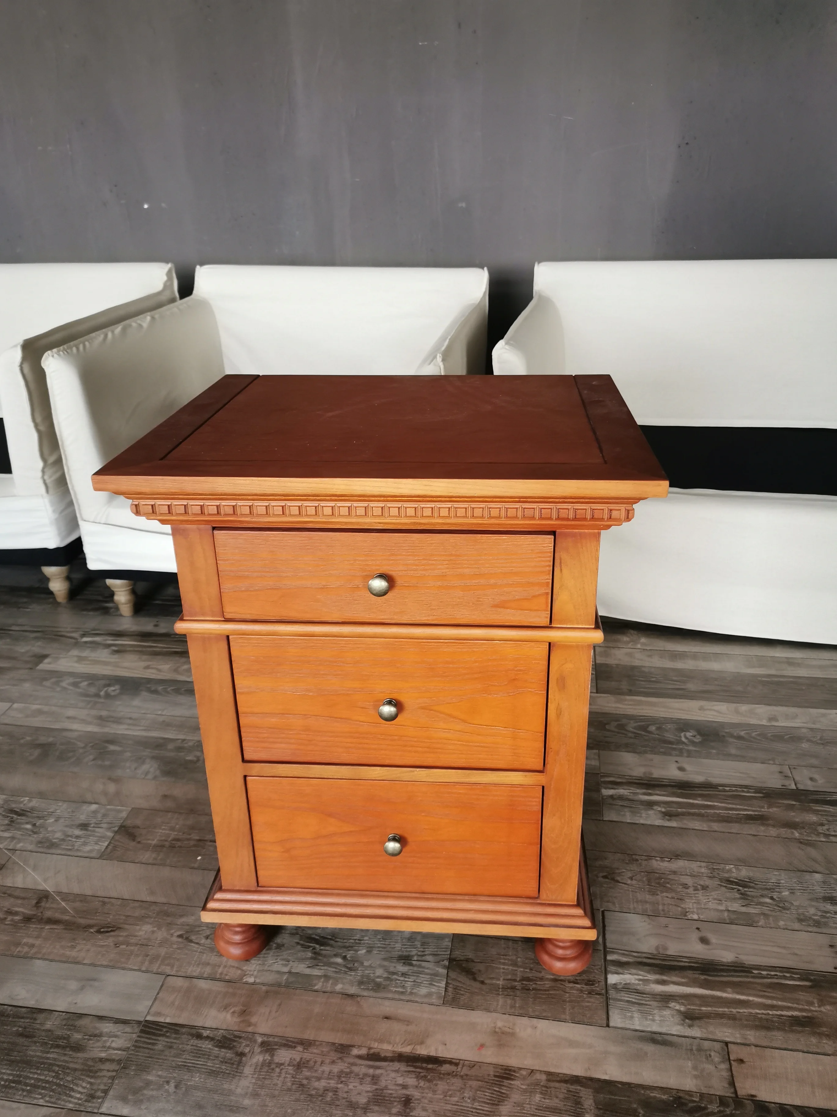 french country style antique white bed side tables, recycled wood nightstand, bed side tables wooden