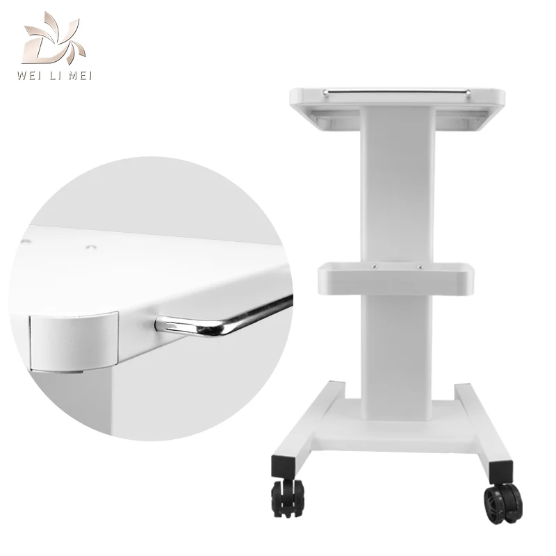 new arrival modern white Plastic Beauty  Salon Mobile Hairdressing Trolley Cart