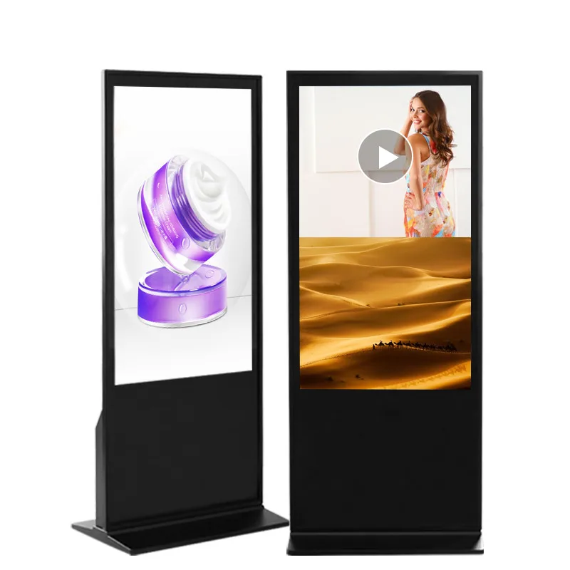 60' Vertical Indoor Led Screen Lcd Display Multi Panels Screen For Outdoors Advertising
