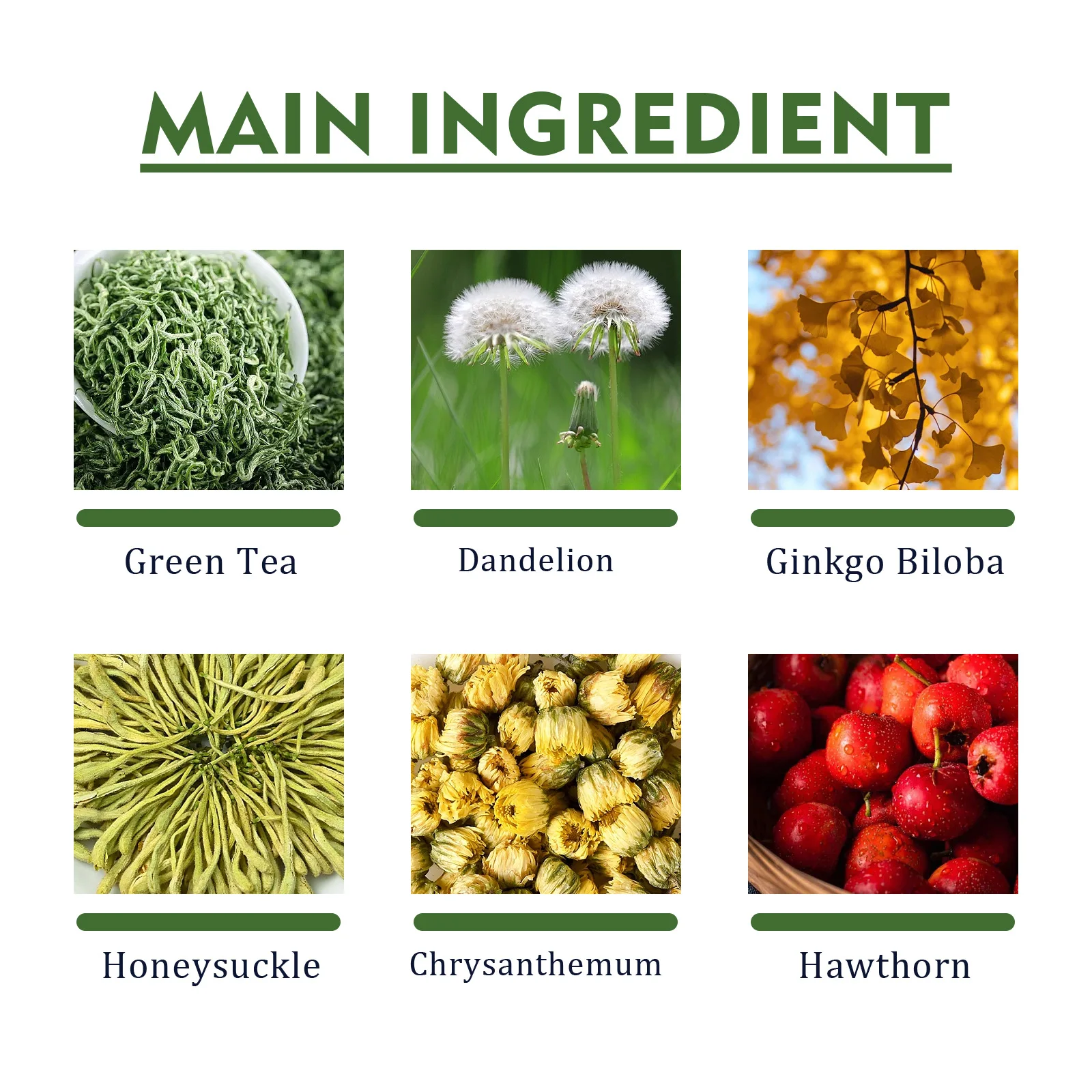 Organic Body Care Health Tea Blended Tea Leaves Relieves Thirst Blurred Vision Body Fatigue Wound Repair Flavorful Halal