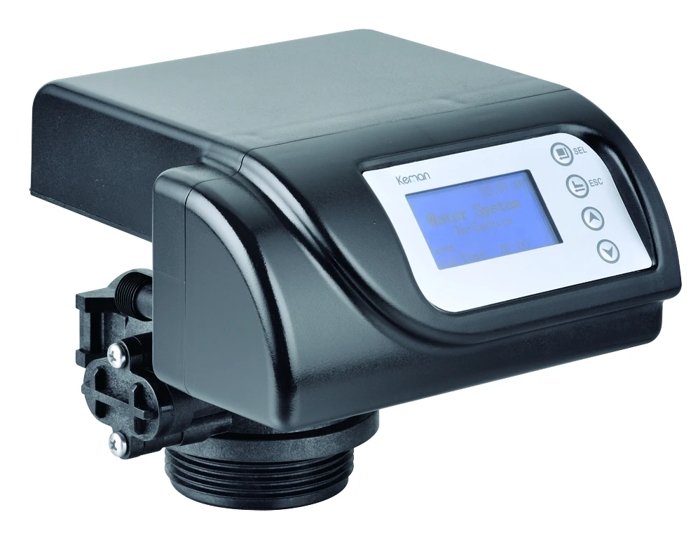 2 T/H time type water softener electronic control valve with mix by pass valve
