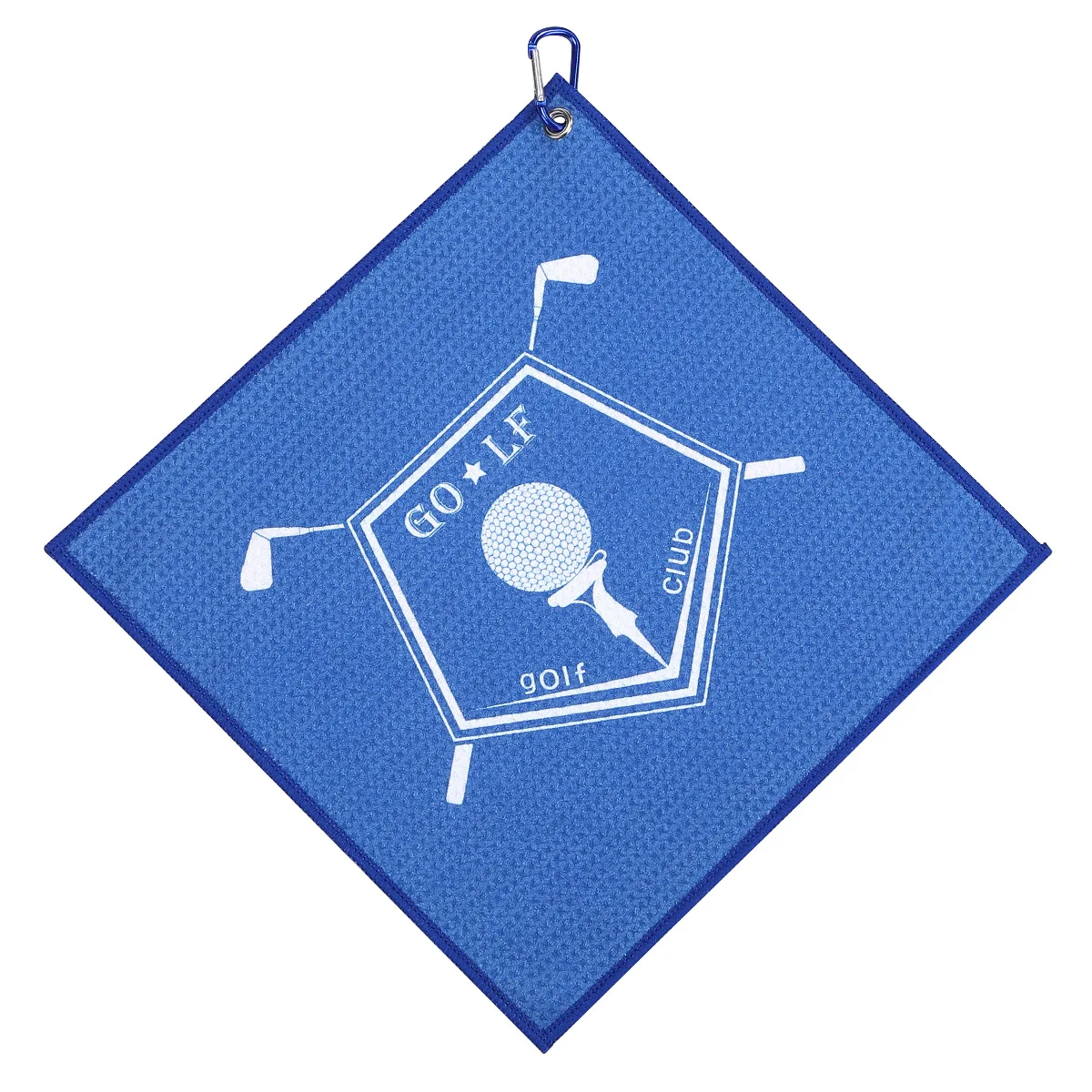 Wholesale Quick Drying Sports Towel Printed Personalized Microfiber Waffle Golf Towel Custom Logo