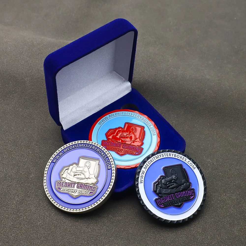 AA Gold Metal Commemorative Coin Collection Three-Dimensional Handicraft Small Gifts Metal Crafts Product
