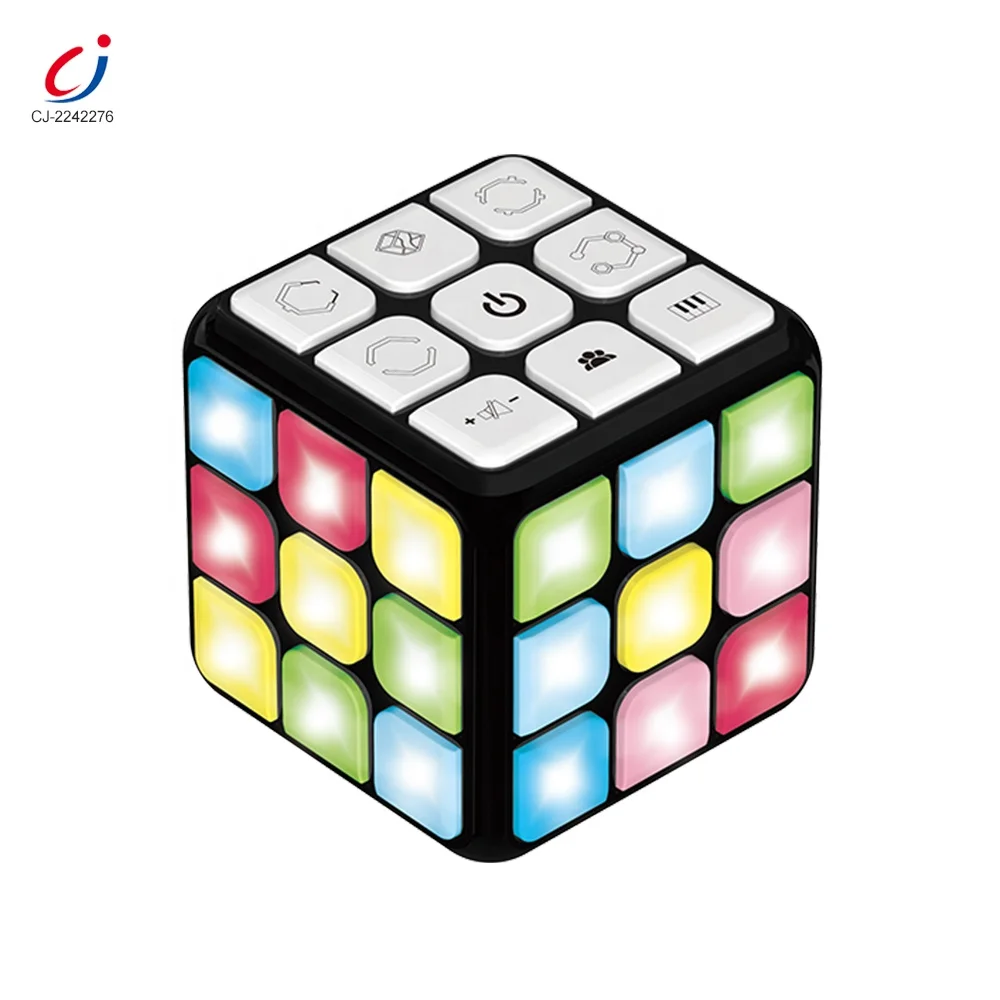 Детский развивающий Многофункциональный скоростной 3D-пазл со световым звуком пластиковый куб 3x3x3 для детей