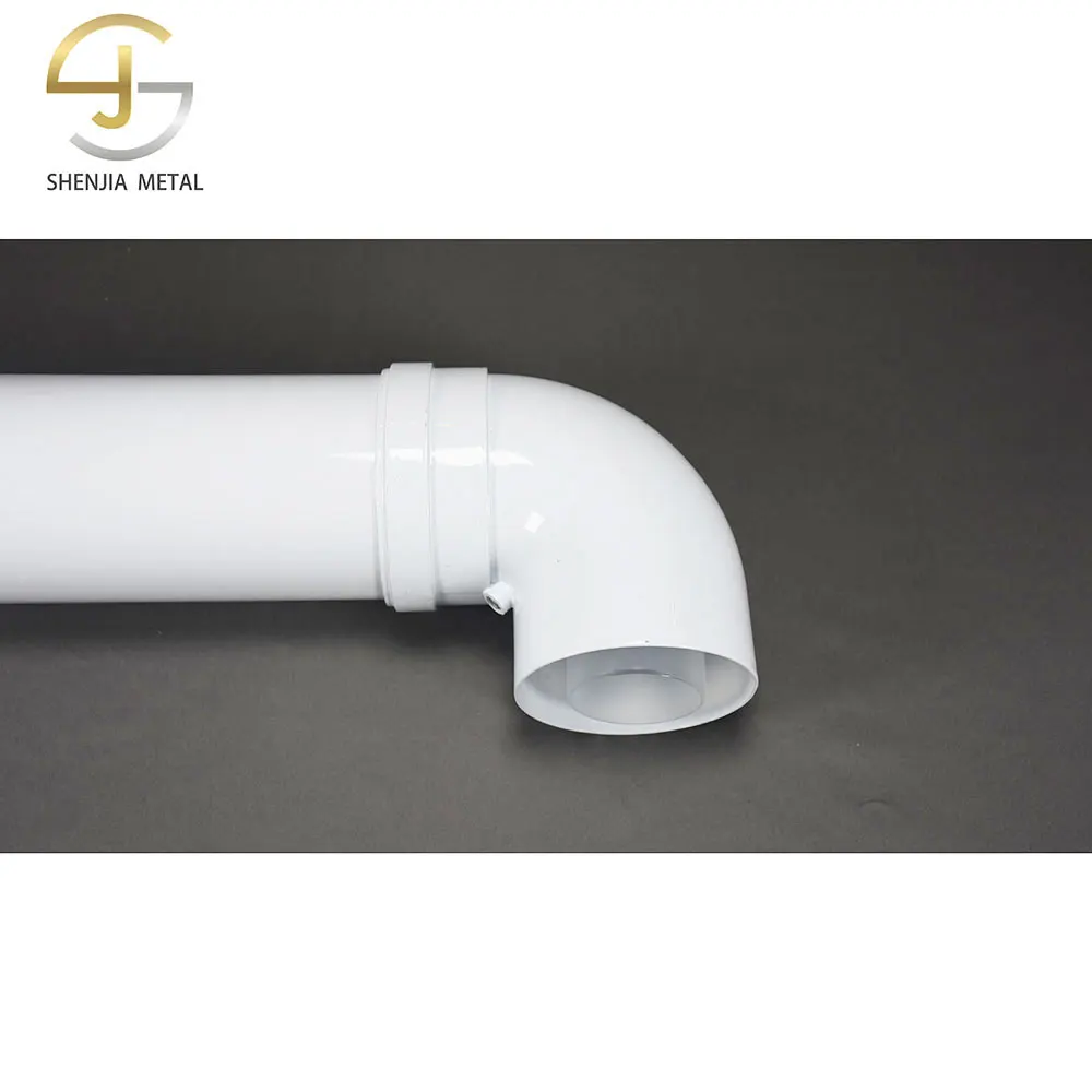 100/60mm with base double-layer PP Condensing chimney inner pipe elbow complete set of exhaust components for wall-hung boilers