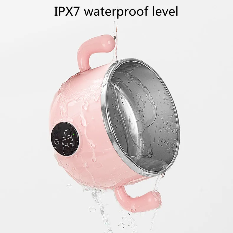 Baby Bowl Rapid induction heating baby food warmer bowl With non slip washer Easy cleaning baby smart feeding heated bowl