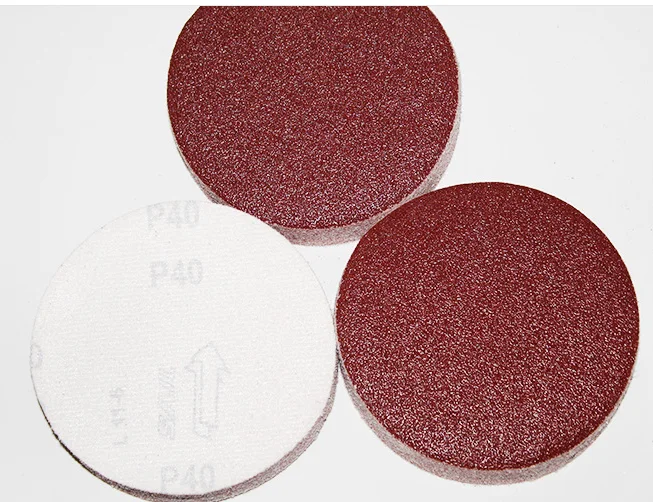 Abrasive Hook And Loop 125mm 150mm Aluminum Oxide Round Sand Paper Sanding Disc Abrasive Disc for Polishing Car Wood