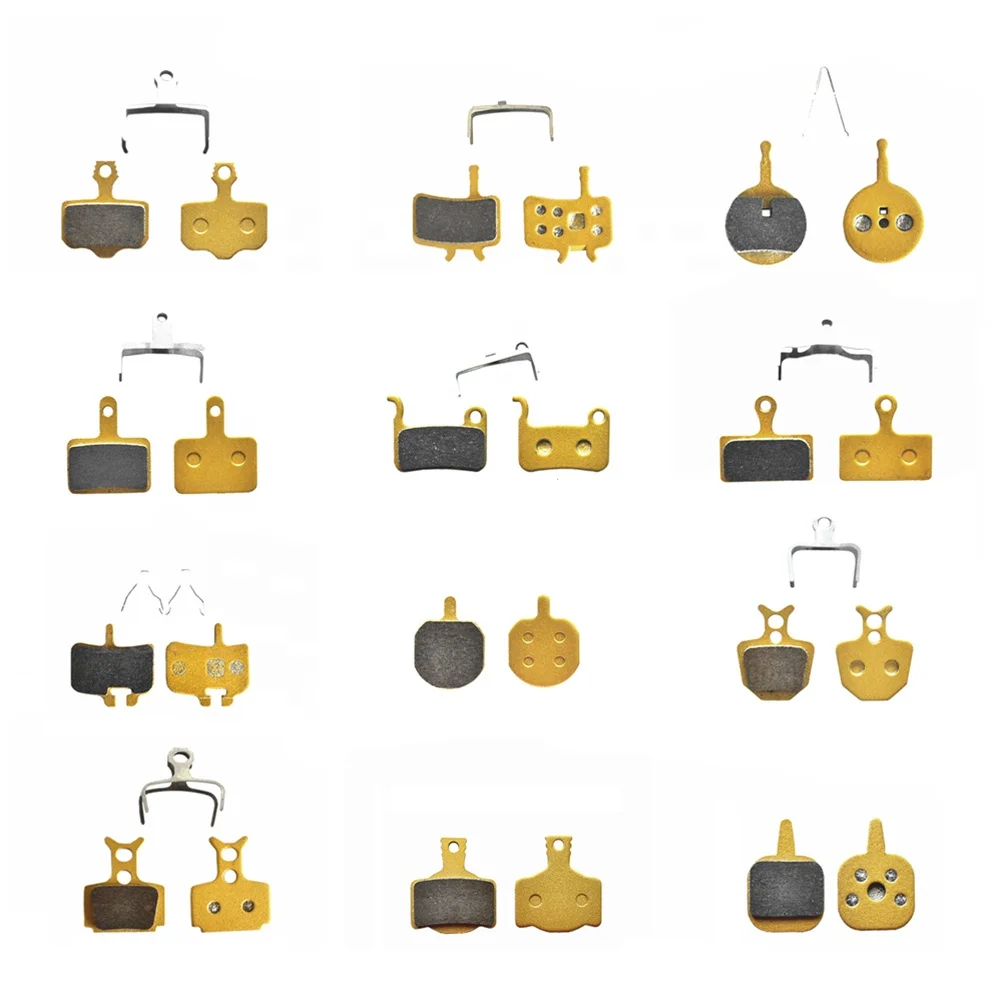 30prs Full Metal MTB Bike Disc Brake Pads Metallic for Shimano Avid Hayes Magura Formula Zoom Parts Cycling