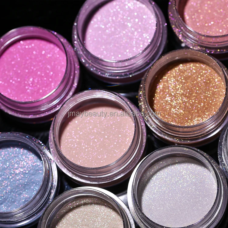 Wholesale Diamond Highlighter Loose Powder Face Body Highlighter Foundation Loose Setting Powder With Sifter And Puff