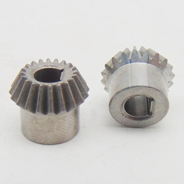 Powder metallurgy hardened sintered buy custom differential transmission mini small metal bevel set crown pinion gear