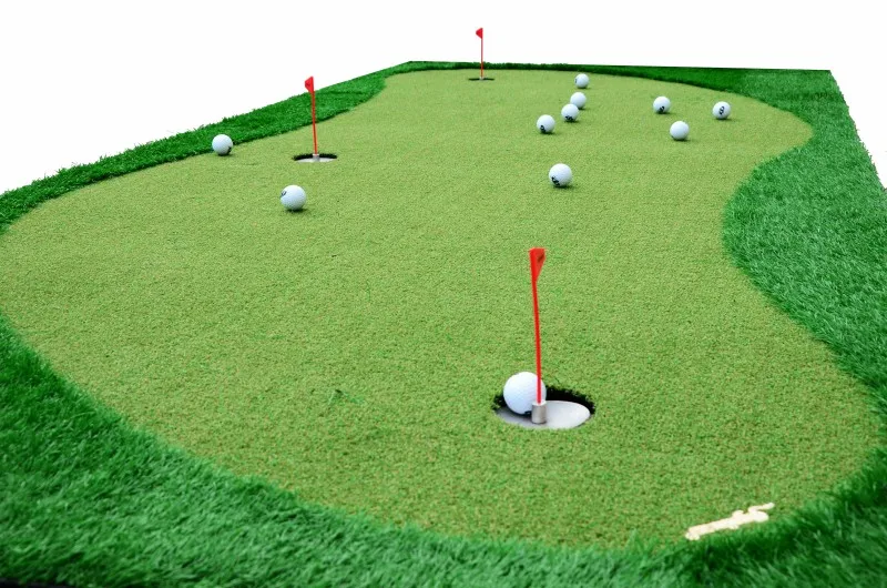 Golf Putting Green Artificial Grass with Rubber Base  Synthetic Turf Layers