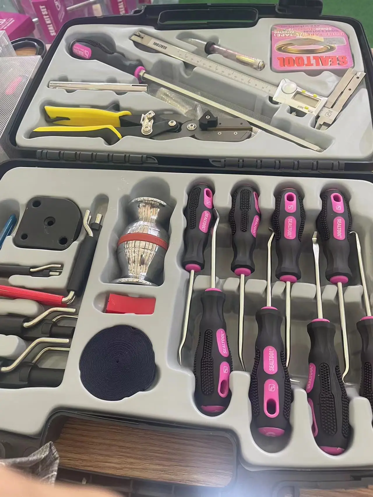 SEALTOOL FULL KIT Seal Installer Kit For Tools  For Hydraulic Cylinder Piston Rod Seal Repair Installation Tool