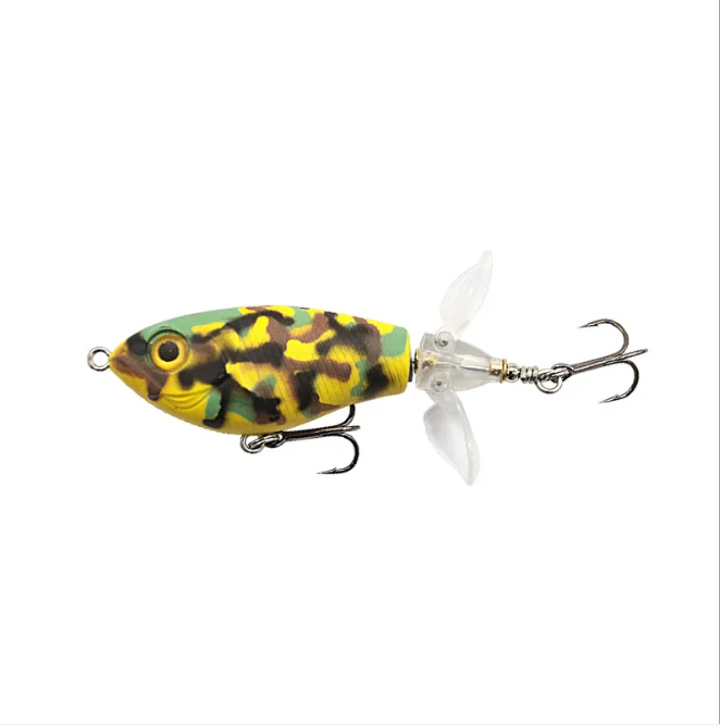 Water surface tractor double propeller floating water tossing topmouth Culter lure snakehead weever superbait