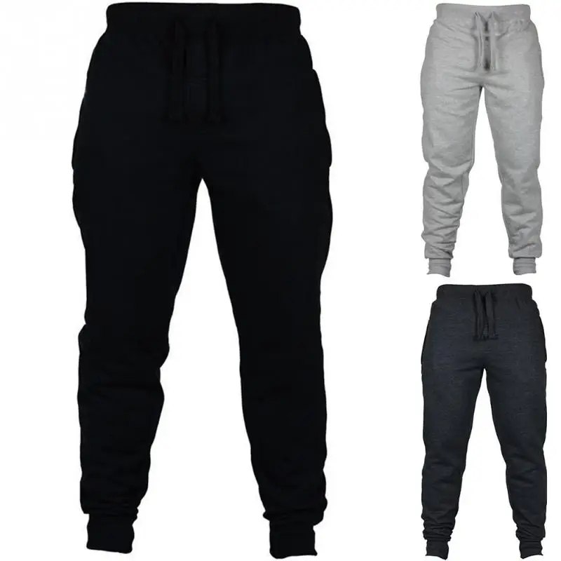 
Newest design spring fashion style men loose straight sweat pants sports jogger gym pants 