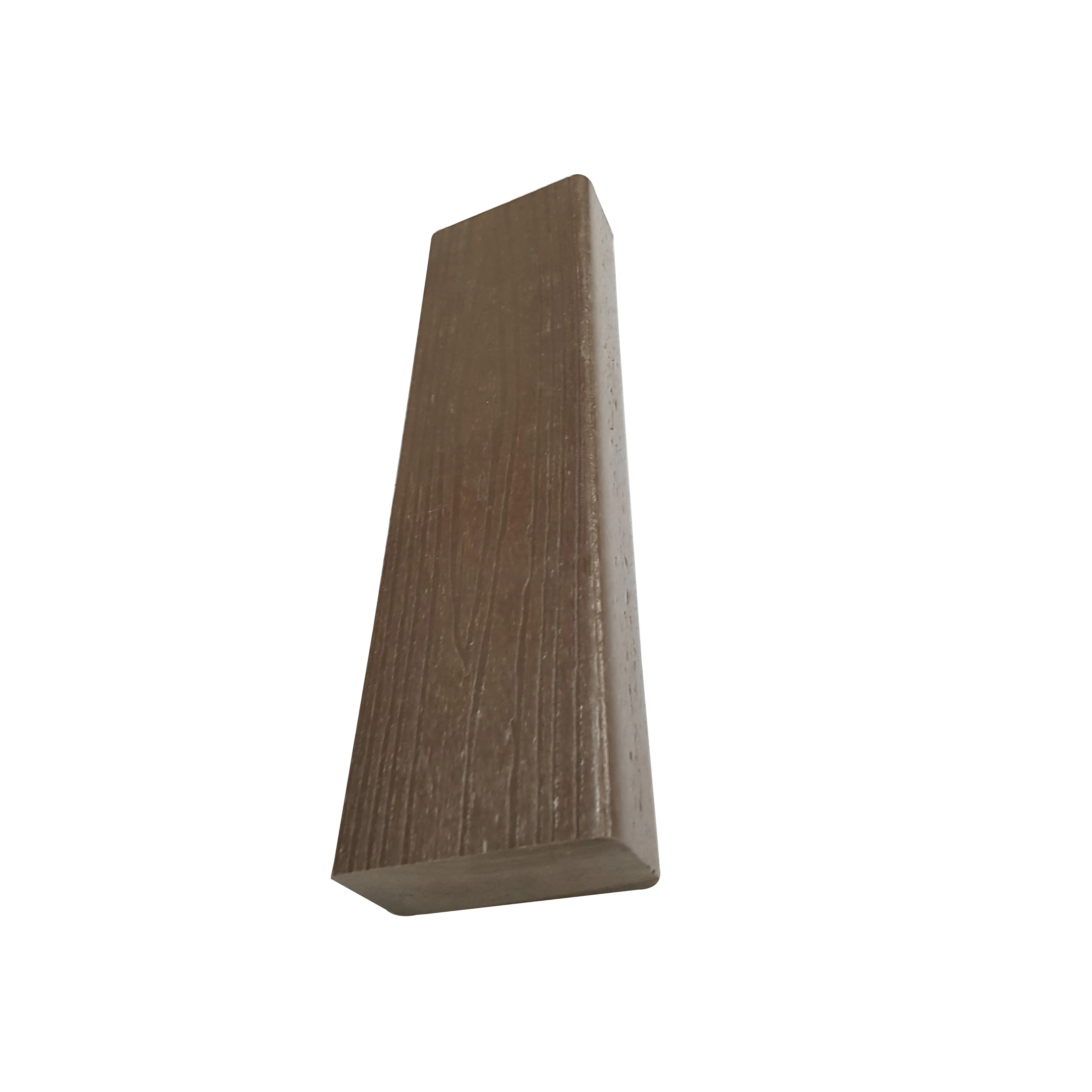 Cheap HQ 76*38mm Brown 3D Embossed HDPE Outdoor Furniture Recyclable Recycled HDPE Wood Timber Lumber