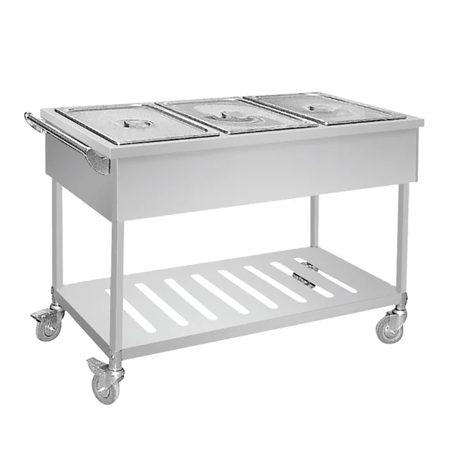 Dubai Restaurant Used Electric Buffet Bain Marie Food Warmer Buffet Equipment/hot Food Display Warming Showcase Server Factory