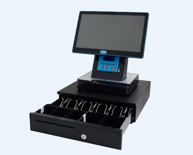 all in one touch screen POS machine with 80mm printer