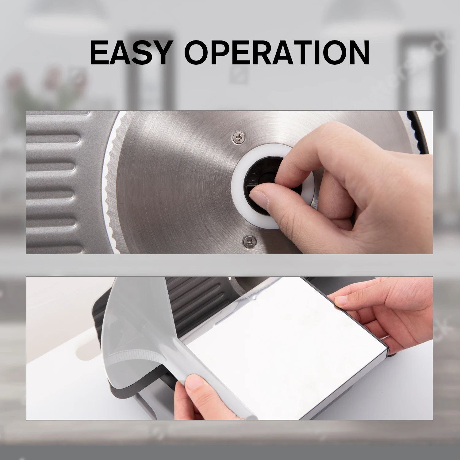 Home Meat Slicer 7.5', 180W,  Meat Cutting Machine Slicing Machine Cutting Meat Shredding Machine