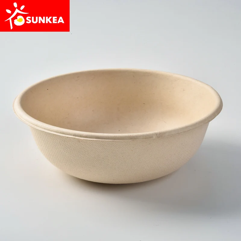 Compostable Sustainable Eco-friendly Biodegradable Bamboo Fiber Bowl for Rice Dessert